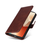 Custodia per telefono in pelle a conchiglia con struttura in vitello classico, For Xiaomi Redmi Note13 5G Global, For Xiaomi Redmi 13C 4G, For Xiaomi Redmi Note13 Pro+ 5G Global, For Xiaomi Redmi Note13 Pro 5G Global