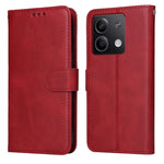 Custodia portafoglio in pelle per Xiaomi Redmi Note 13
