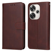 Custodia per telefono in pelle a conchiglia con struttura in vitello classico, For Xiaomi Poco F6, For Xiaomi Redmi A3, For Xiaomi Redmi Note13 Pro 4G Global/Poco M6 Pro 4G, For Xiaomi Redmi Note13 4G
