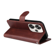 Custodia per telefono in pelle a conchiglia con struttura in vitello classico, For Xiaomi Poco F6, For Xiaomi Redmi A3, For Xiaomi Redmi Note13 Pro 4G Global/Poco M6 Pro 4G, For Xiaomi Redmi Note13 4G