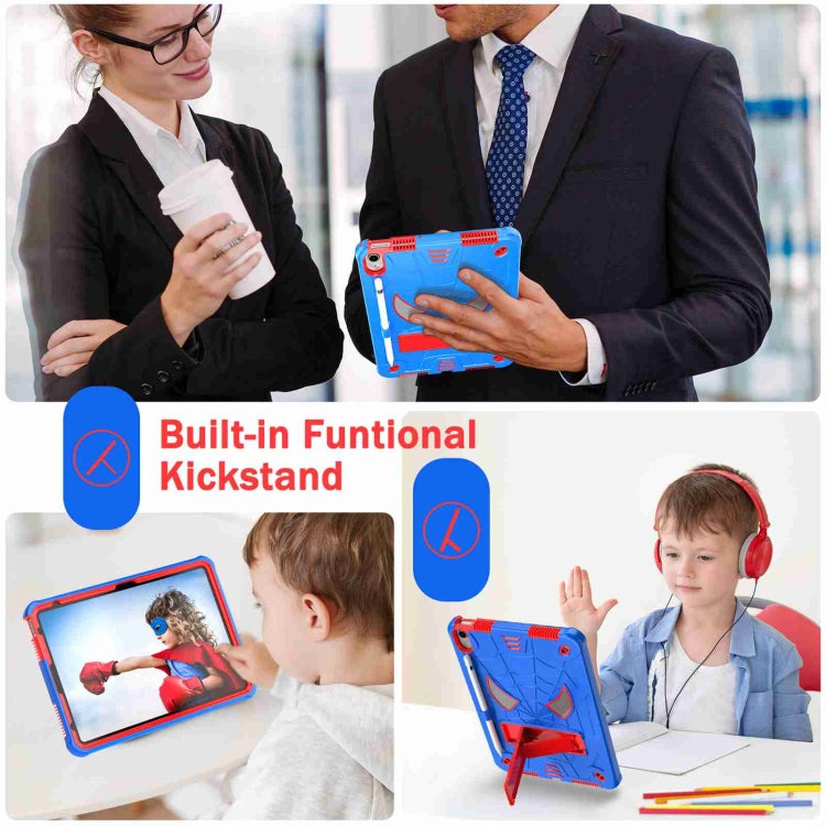 Custodia per tablet PC ibrida in silicone Spider Texture con tracolla, For iPad 10th Gen 10.9 2022, For iPad Pro 11 2021 / Air 5 10.9