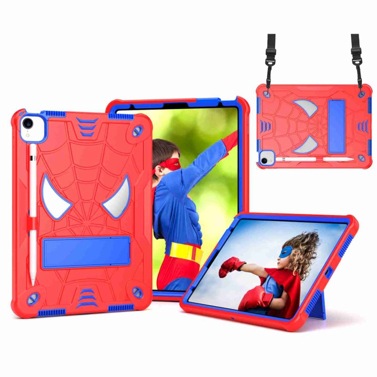 Custodia per tablet PC ibrida in silicone Spider Texture con tracolla, For iPad 10th Gen 10.9 2022, For iPad Pro 11 2021 / Air 5 10.9