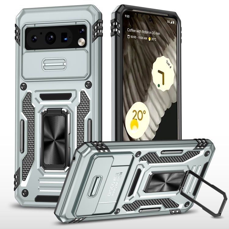 Armatura PC + custodia per telefono con fotocamera in TPU, For Google Pixel 8 Pro, For Google Pixel 8