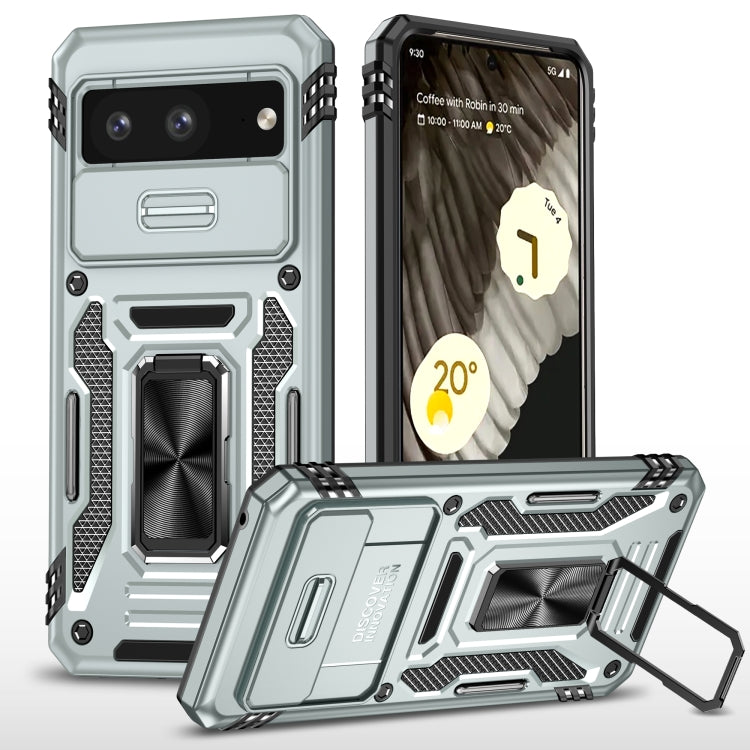 Armatura PC + custodia per telefono con fotocamera in TPU, For Google Pixel 8 Pro, For Google Pixel 8