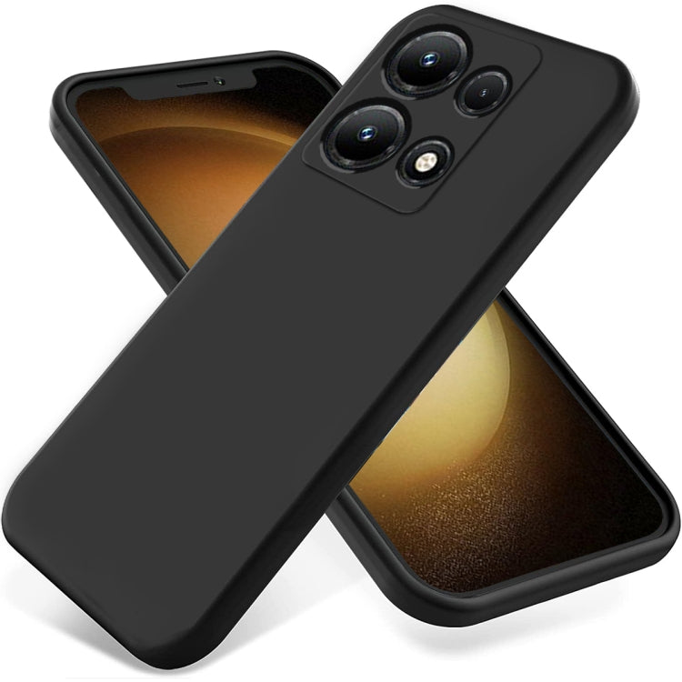 Custodia per telefono antiurto in silicone liquido di colore puro, For Infinix Note 30i, For Infinix Smart 7 HD, For Infinix Note 30 4G / 5G, For Infinix Note 30 Pro, For Infinix Note 30 VIP