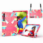 Custodia silicone con tracolla per Samsung Galaxy Tab S7 S8