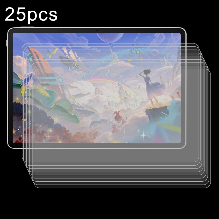 Pellicola in vetro temperato antideflagrante da 25 pezzi 9H 0,3 mm, For Huawei MatePad Mini 2025, For Huawei MatePad Air 12 2025 / 2024, For Huawei MatePad 11.5S 2025 / 2024, For Huawei MatePad Pro 12.2 2025 / 2024, For Huawei MatePad 12 X             ...
