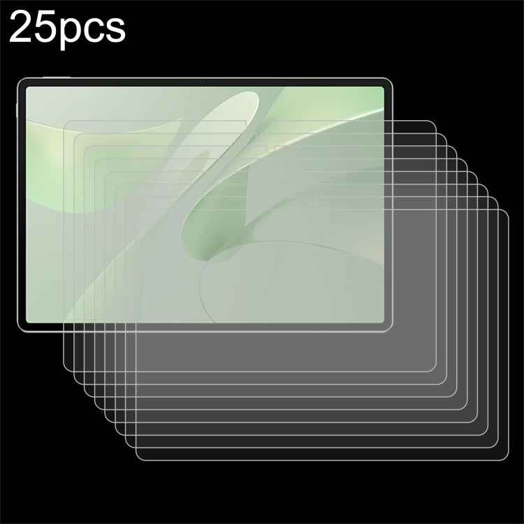 Pellicola in vetro temperato antideflagrante da 25 pezzi 9H 0,3 mm, For Huawei MatePad Mini 2025, For Huawei MatePad Air 12 2025 / 2024, For Huawei MatePad 11.5S 2025 / 2024, For Huawei MatePad Pro 12.2 2025 / 2024, For Huawei MatePad 12 X             ...