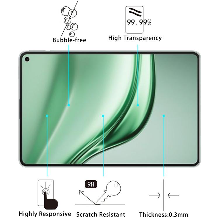 Pellicola in vetro temperato antideflagrante da 25 pezzi 9H 0,3 mm, For Huawei MatePad Mini 2025, For Huawei MatePad Air 12 2025 / 2024, For Huawei MatePad 11.5S 2025 / 2024, For Huawei MatePad Pro 12.2 2025 / 2024, For Huawei MatePad 12 X             ...