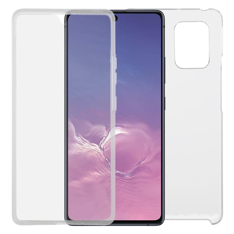 Custodia per cellulare trasparente all-inclusive a doppia faccia ultrasottile in PC + TPU, For Samsung Galaxy A01, For Samsung Galaxy A11, For Samsung Galaxy A70, For Samsung Galaxy J6+, For Samsung Galaxy M31, For Samsung Galaxy Note10                ...