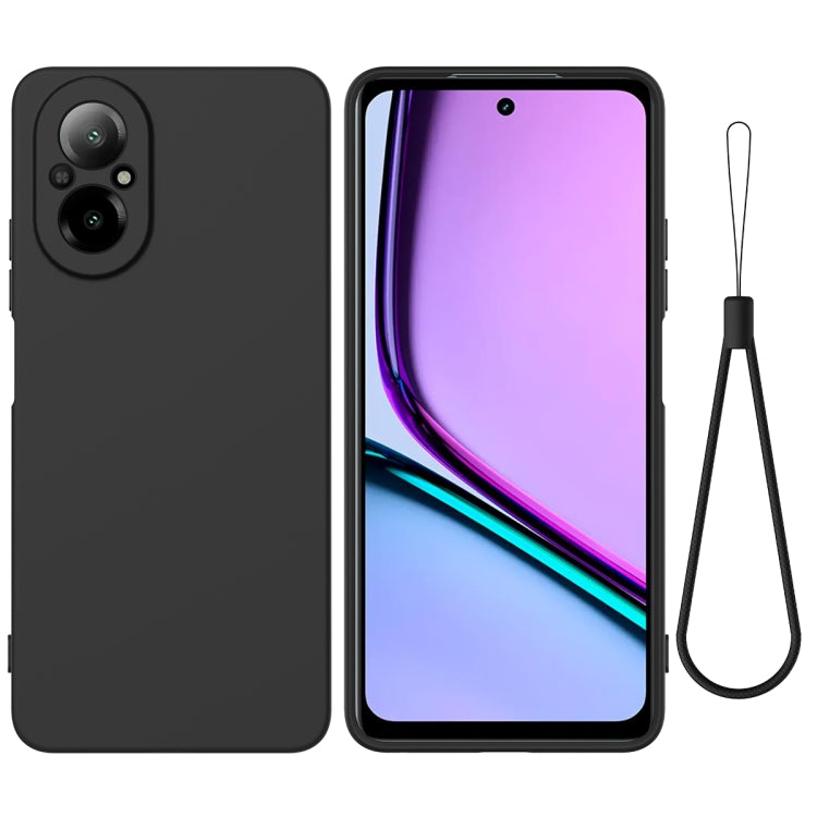 Custodia per telefono antiurto in silicone liquido di colore puro, For Realme 12 Lite, For Realme P1 Pro, For Realme Narzo 70 Pro / Realme P1, For Realme12 / 12x 5G Global, For Realme 12+, For Realme Note 50
