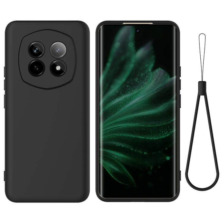 Custodia per telefono antiurto in silicone liquido di colore puro, For Realme P2 Pro, For Realme Note 60, For Realme 13+, For Realme 13 4G / 12 4G, For Realme 13 Pro / 13 Pro + 5G, For Realme C61 India / Narzo N61