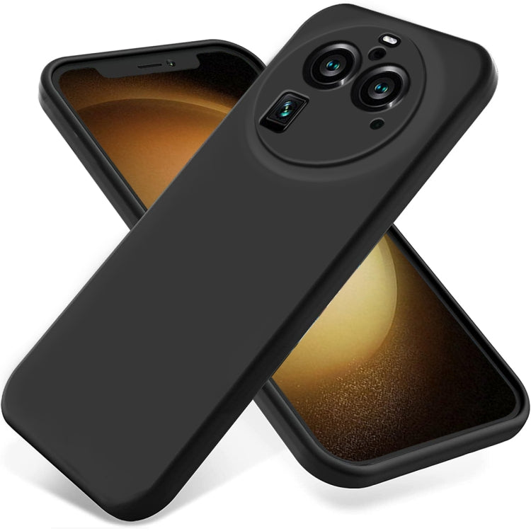 Custodia per telefono antiurto in silicone liquido di colore puro, For OPPO Find X6 Pro, For OPPO Reno8 4G