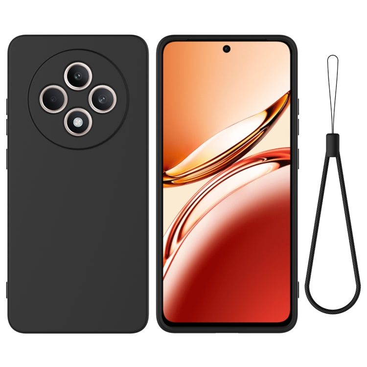 Custodia per telefono antiurto in silicone liquido di colore puro, For OPPO Reno12 F 5G / 4G / F27, For OPPO Reno12 Pro 5G Global, For OPPO Reno12 5G Global, For OPPO F27 Pro / F27 Pro+, For OPPO A60 4G, For OPPO Reno11 F / F25 Pro