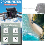 Filtro obiettivo 3 in 1 CPL ND8 ND16 per DJI Mavic 3 Pro
