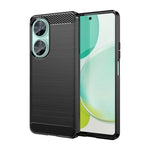 Custodia per telefono TPU in fibra di carbonio con trama spazzolata, For Huawei nova 11i, For Huawei Maimang 20