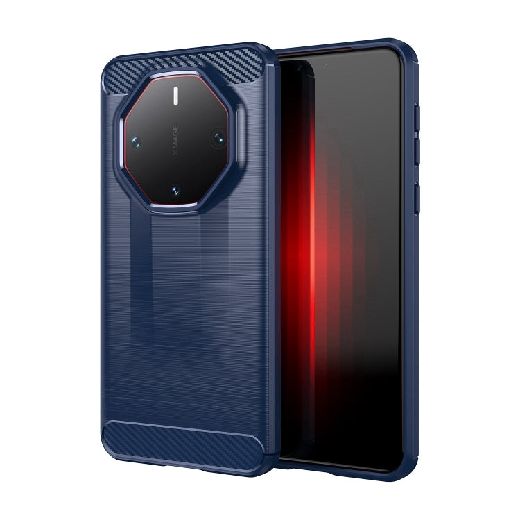 Custodia per telefono TPU in fibra di carbonio con trama spazzolata, For Huawei nova Y72, For Huawei nova 12 Ultra, For Huawei Enjoy 70, For Huawei nova 12 Pro, For Huawei nova 12, For Huawei Mate 60 RS Ultimate, For Huawei Mate 60 Pro+                ...