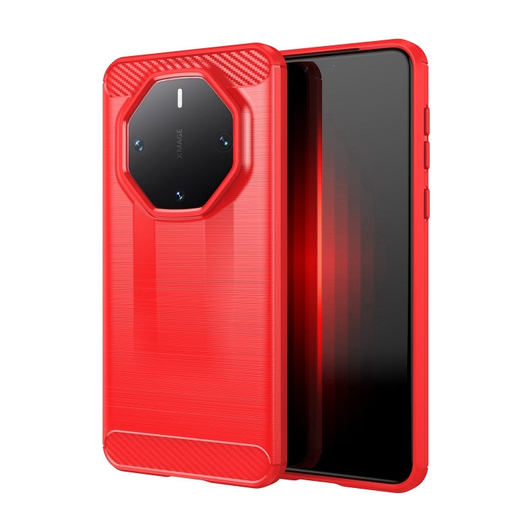 Custodia per telefono TPU in fibra di carbonio con trama spazzolata, For Huawei nova Y72, For Huawei nova 12 Ultra, For Huawei Enjoy 70, For Huawei nova 12 Pro, For Huawei nova 12, For Huawei Mate 60 RS Ultimate, For Huawei Mate 60 Pro+                ...