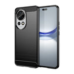 Custodia per telefono TPU in fibra di carbonio con trama spazzolata, For Huawei nova Y72, For Huawei nova 12 Ultra, For Huawei Enjoy 70, For Huawei nova 12 Pro, For Huawei nova 12, For Huawei Mate 60 RS Ultimate, For Huawei Mate 60 Pro+                ...