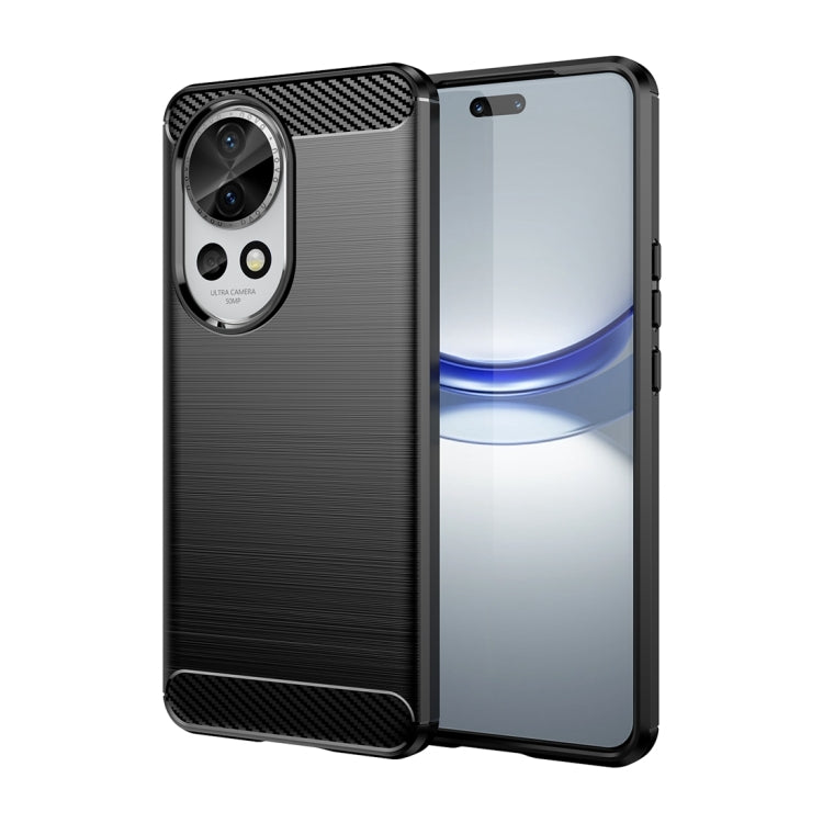 Custodia per telefono TPU in fibra di carbonio con trama spazzolata, For Huawei nova Y72, For Huawei nova 12 Ultra, For Huawei Enjoy 70, For Huawei nova 12 Pro, For Huawei nova 12, For Huawei Mate 60 RS Ultimate, For Huawei Mate 60 Pro+                ...