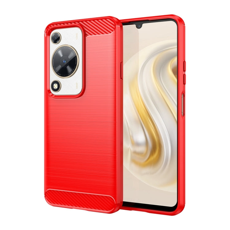 Custodia per telefono TPU in fibra di carbonio con trama spazzolata, For Huawei nova Y72, For Huawei nova 12 Ultra, For Huawei Enjoy 70, For Huawei nova 12 Pro, For Huawei nova 12, For Huawei Mate 60 RS Ultimate, For Huawei Mate 60 Pro+                ...