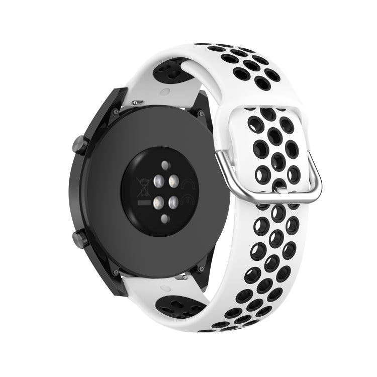 Cinturino di ricambio in silicone bicolore sportivo universale da 22 mm