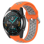 Cinturino di ricambio in silicone bicolore sportivo universale da 22 mm