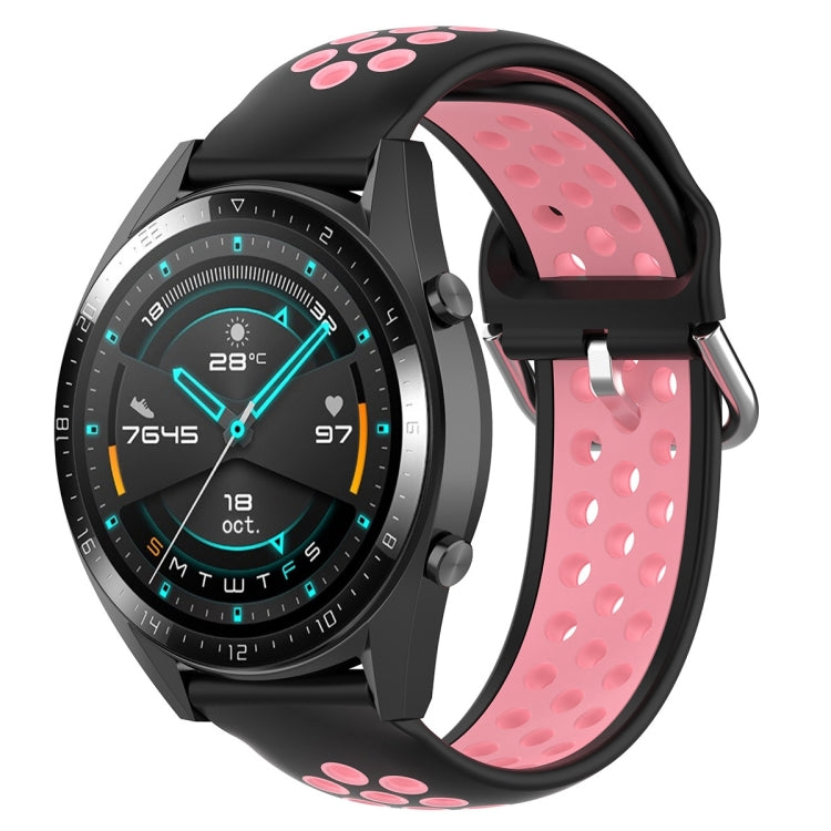 Cinturino di ricambio in silicone bicolore sportivo universale da 22 mm