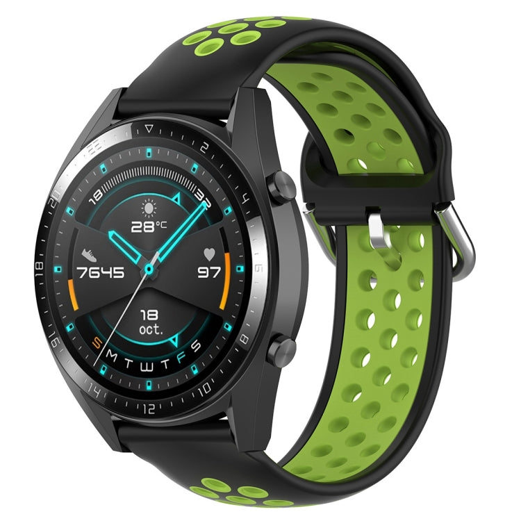 Cinturino di ricambio in silicone bicolore sportivo universale da 22 mm