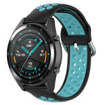 Cinturino di ricambio in silicone bicolore sportivo universale da 22 mm