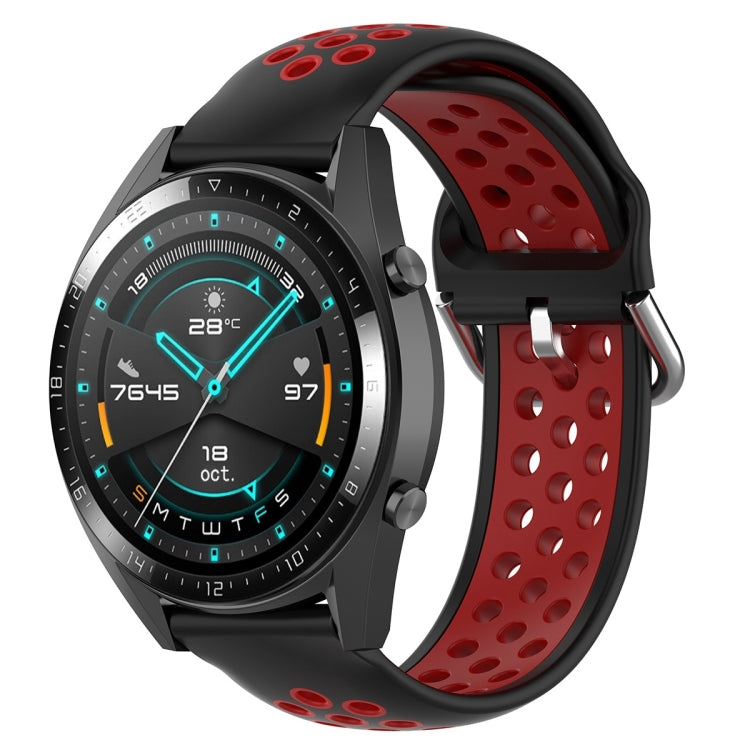 Cinturino di ricambio in silicone bicolore sportivo universale da 22 mm