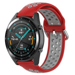 Cinturino di ricambio in silicone bicolore sportivo universale da 22 mm