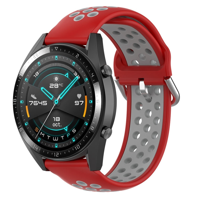 Cinturino di ricambio in silicone bicolore sportivo universale da 22 mm