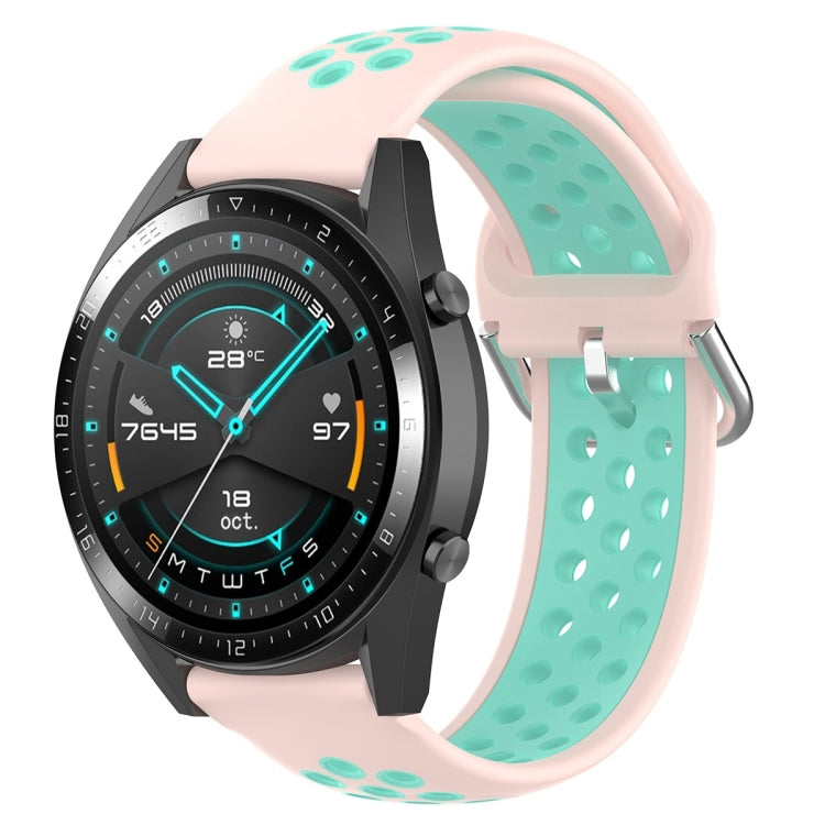 Cinturino di ricambio in silicone bicolore sportivo universale da 22 mm