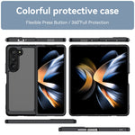 Custodia per telefono in acrilico + TPU serie colorata, For Samsung Galaxy Z Fold5