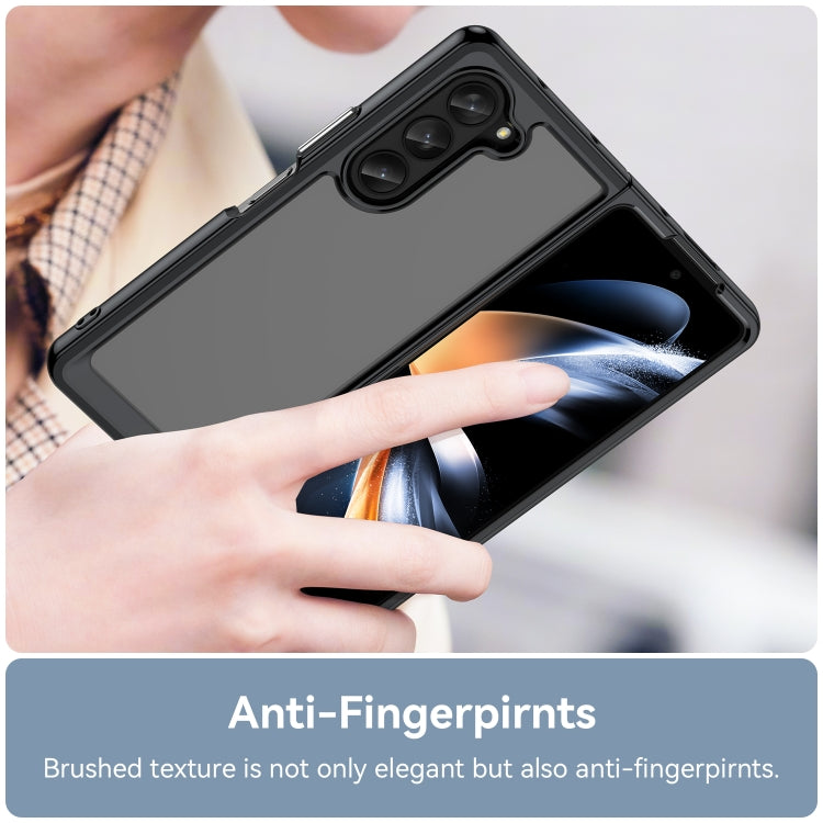 Custodia per telefono in acrilico + TPU serie colorata, For Samsung Galaxy Z Fold5