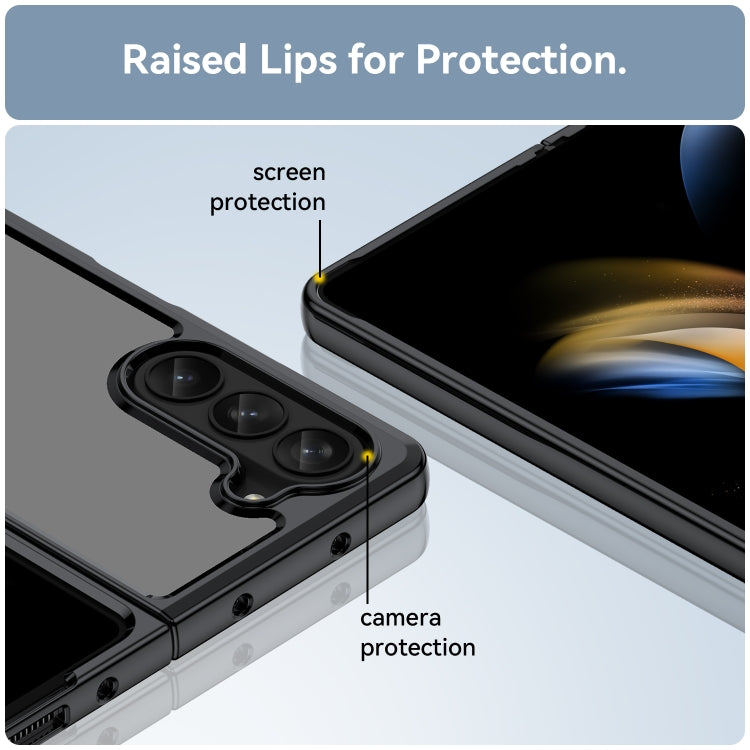Custodia per telefono in acrilico + TPU serie colorata, For Samsung Galaxy Z Fold5