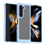Custodia per telefono in acrilico + TPU serie colorata, For Samsung Galaxy Z Fold5