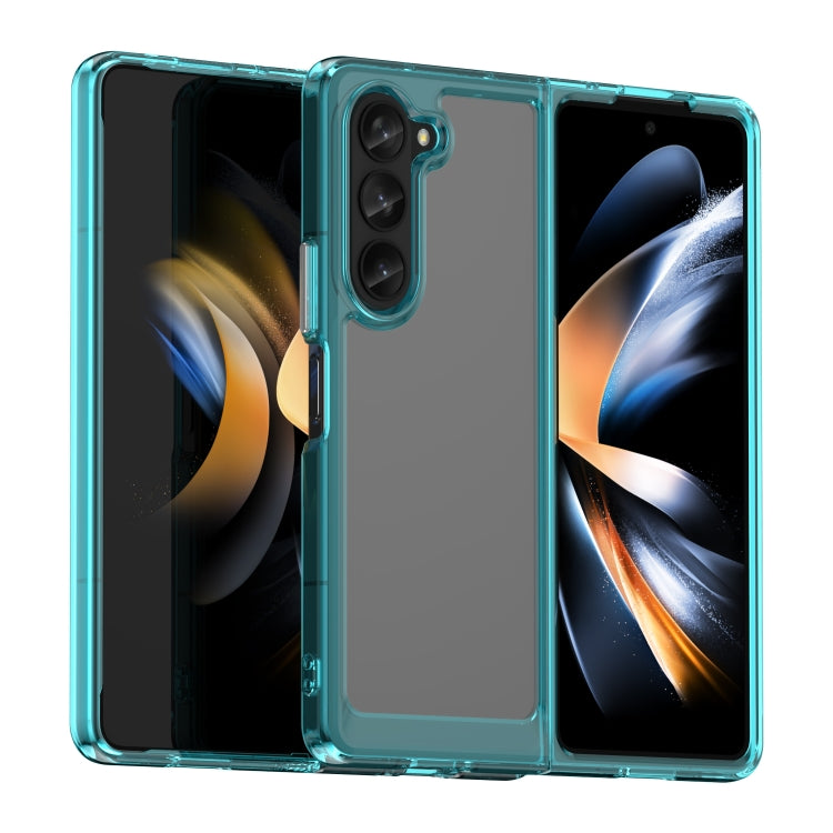 Custodia per telefono in acrilico + TPU serie colorata, For Samsung Galaxy Z Fold5