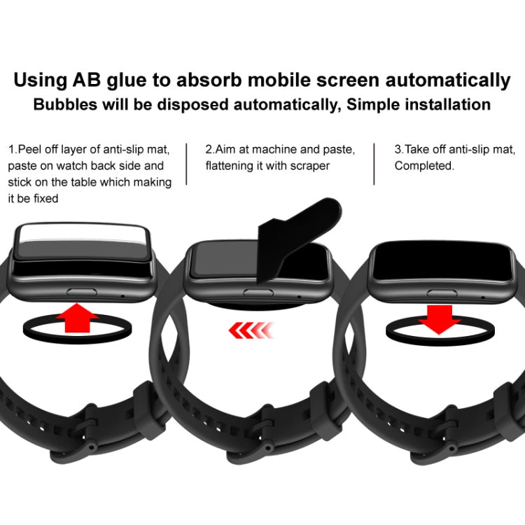 Pellicola protettiva per orologio in plexiglass HD IMAK, For Xiaomi Mi Band 8