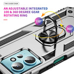 Custodia TPU e PC con supporto per Xiaomi Redmi Note 12 4G