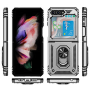 Custodia antiurto TPU PC con supporto per Samsung Galaxy Z Flip5