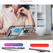 Custodia antiurto TPU PC con supporto per Samsung Galaxy Z Flip5