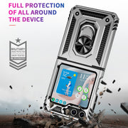 Custodia antiurto TPU PC con supporto per Samsung Galaxy Z Flip5