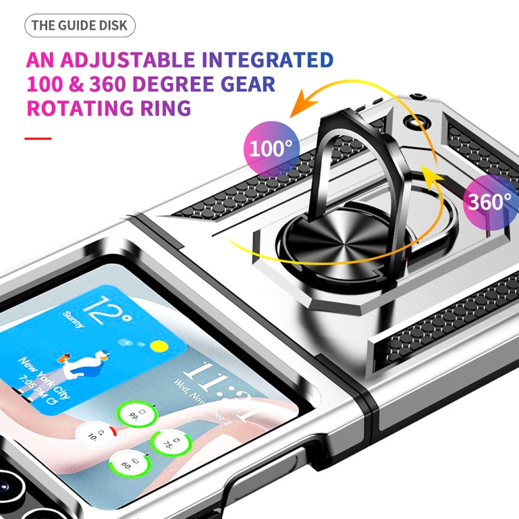Custodia antiurto TPU PC con supporto per Samsung Galaxy Z Flip5