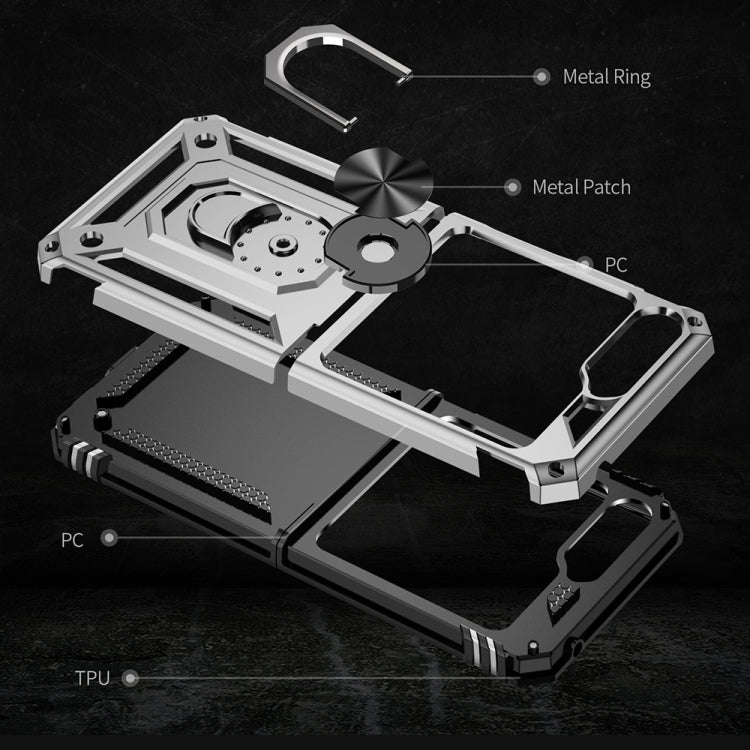 Custodia antiurto TPU PC con supporto per Samsung Galaxy Z Flip5