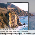 Pellicola per obiettivo in vetro per fotocamera posteriore IMAK, confezione da 1 set, For ZTE nubia Z50 Ultra 5G