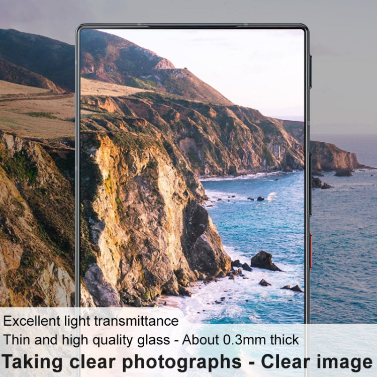 Pellicola per obiettivo in vetro per fotocamera posteriore IMAK, confezione da 1 set, For ZTE nubia Z50 Ultra 5G
