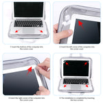 Borsa per laptop portatile in tessuto Oxford, 13/13.3 inch, 14 inch, 15-16 inch