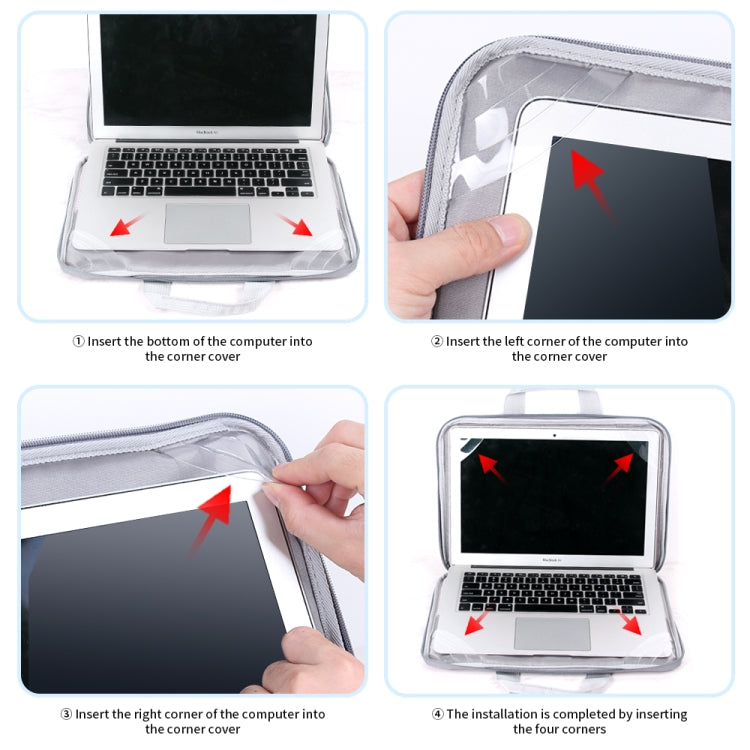 Borsa per laptop portatile in tessuto Oxford, 13/13.3 inch, 14 inch, 15-16 inch